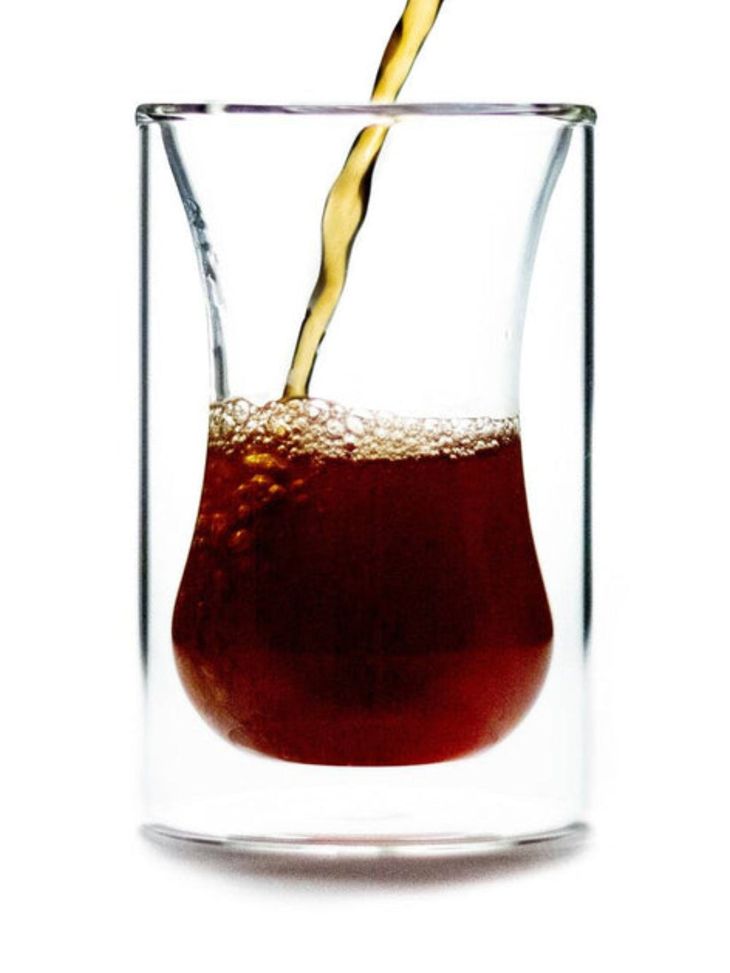 Kinto Cast Amber Double Wall Glass (290ml/9.9oz)